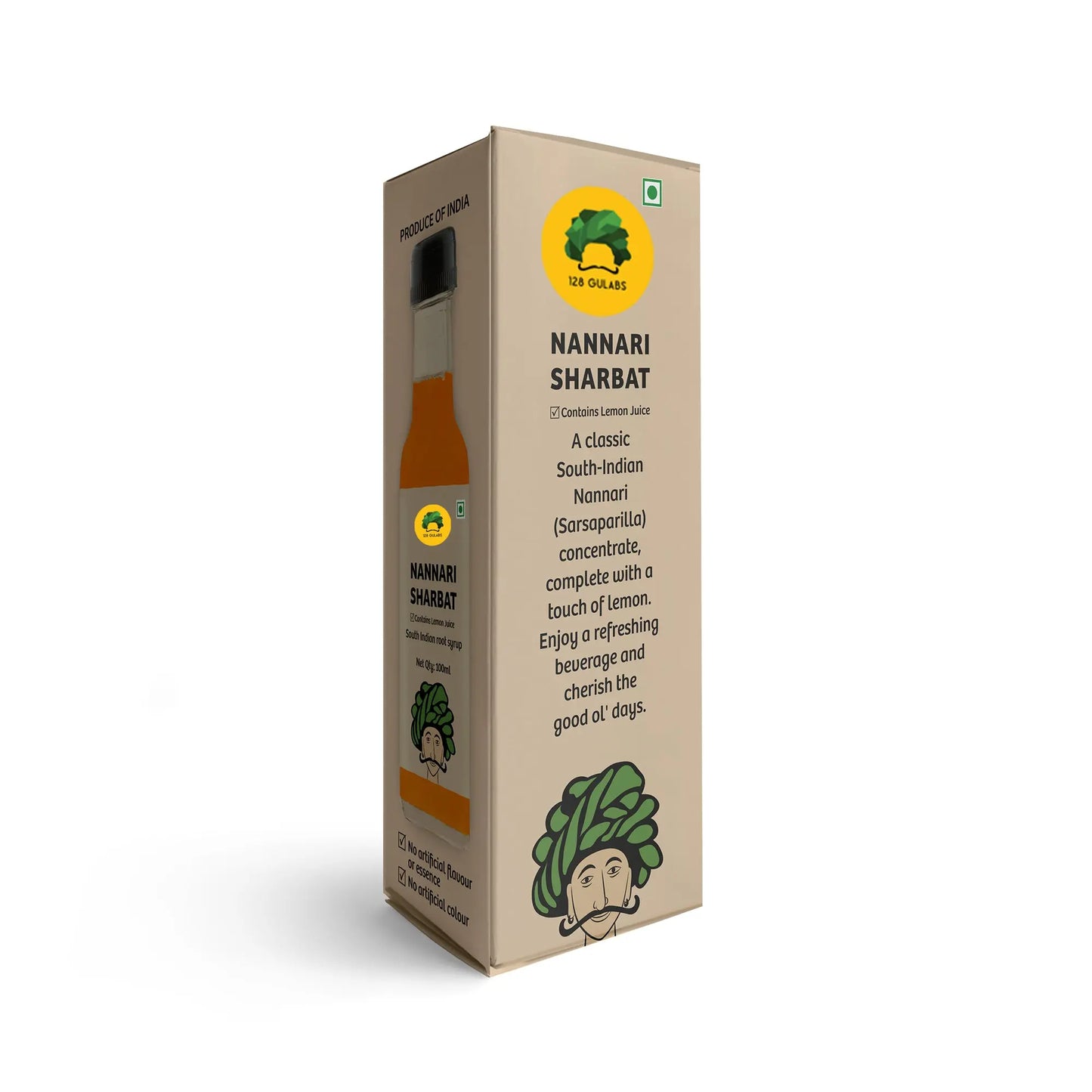 Nannari Mini Sharbat · 100ml · 2-3 servings Tastes best when mixed with water