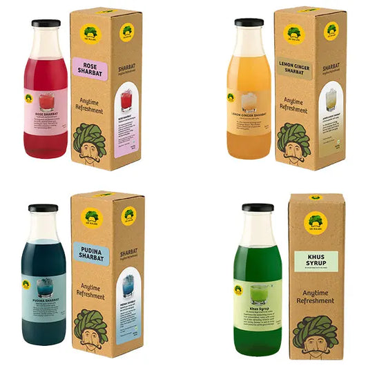 Summer Special Sharbat Combo 4 bottles