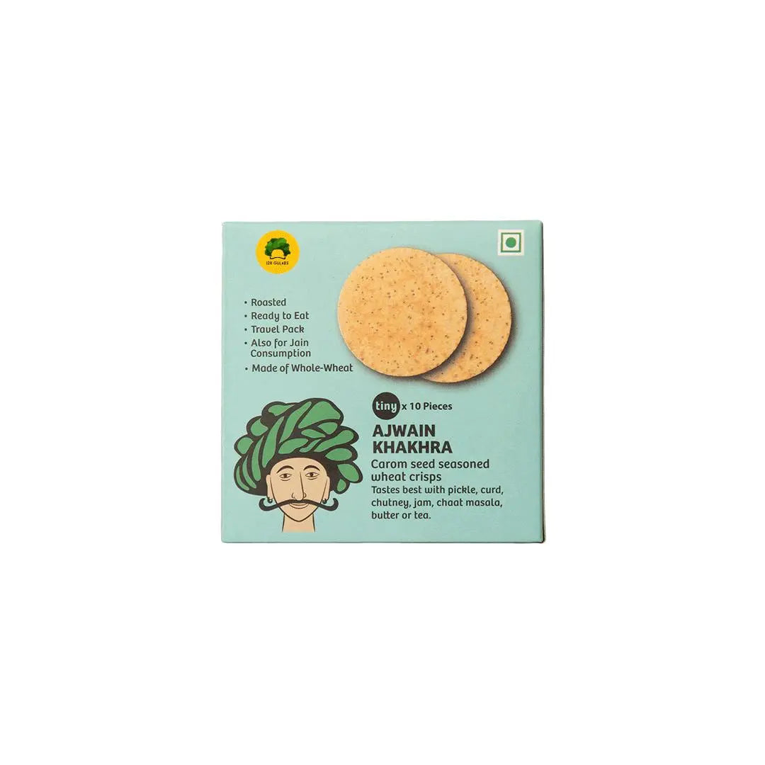 Tiny Ajwain Khakhra 10 pieces