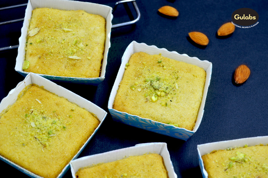Spicy Nutty Cake - Richness of Thandai in a Cake!