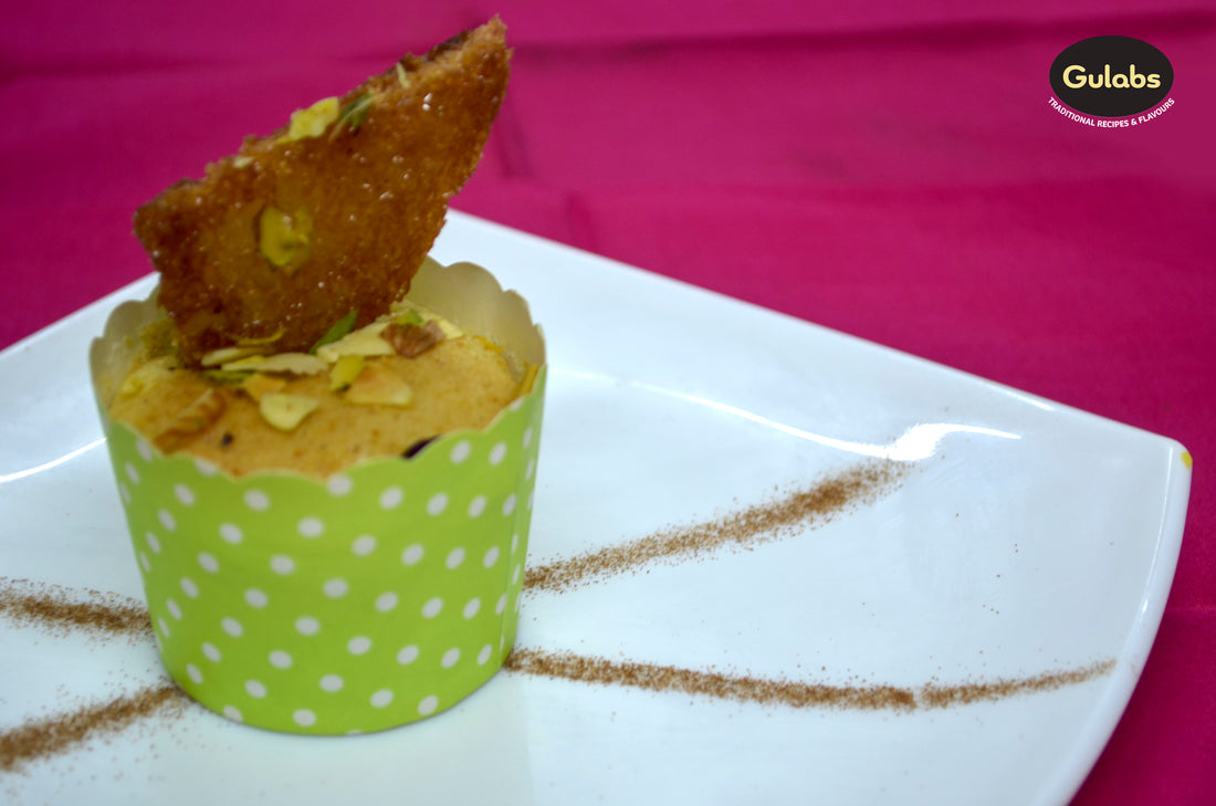 Gulabs Thandai Shahi Cupcake