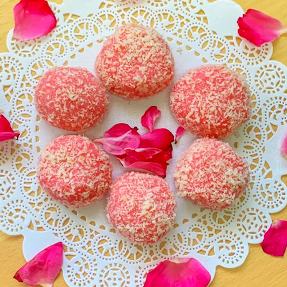 Rose-Coconut-Ladoo GULABS