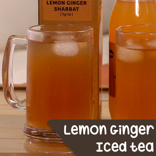 Ginger Lemon Ice Tea for the soul !