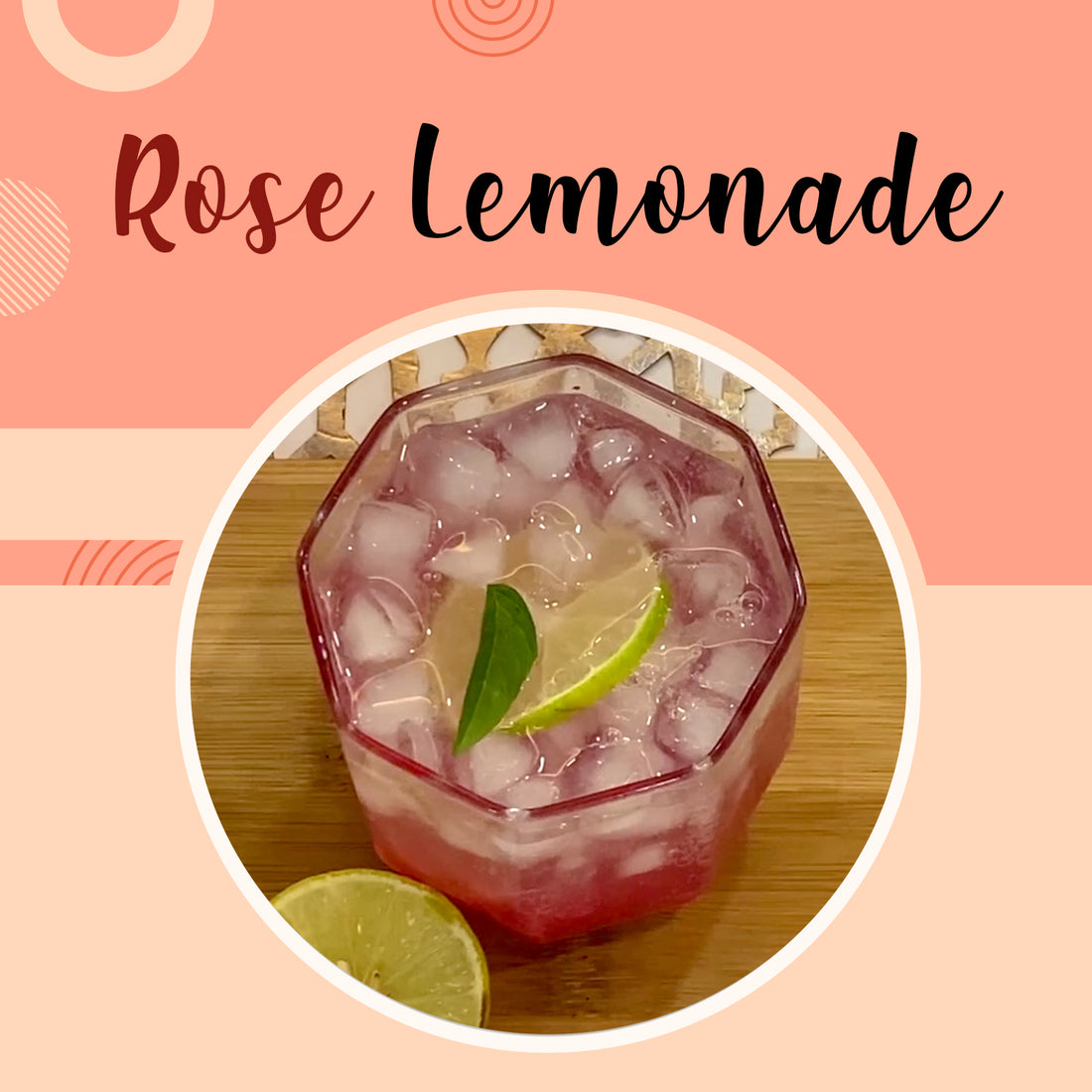 Fresh and Refreshing Rose Lemonade