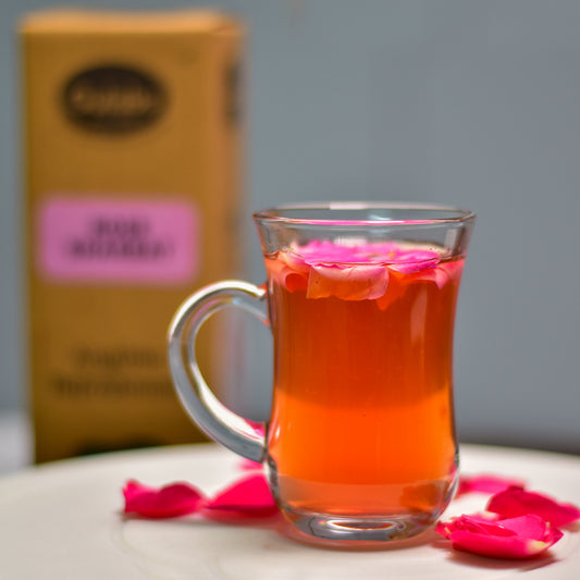Refreshing Tea with Gulabs Rose Sharbat