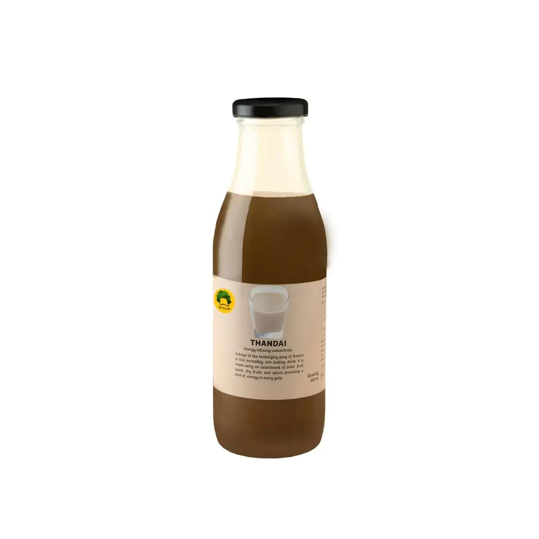 100% Natural Thandai · 500ml · 12-15 servings Tastes best when mixed with milk