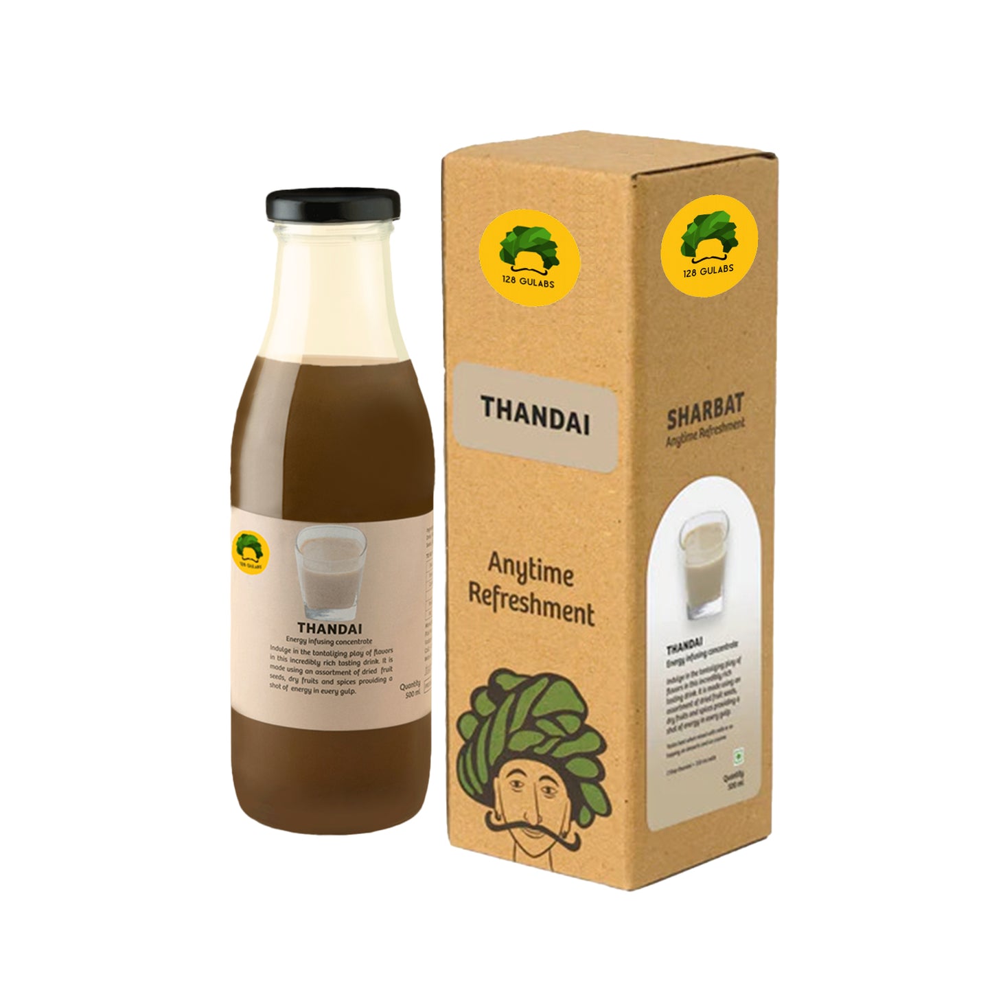 100% Natural Thandai · 500ml · 12-15 servings