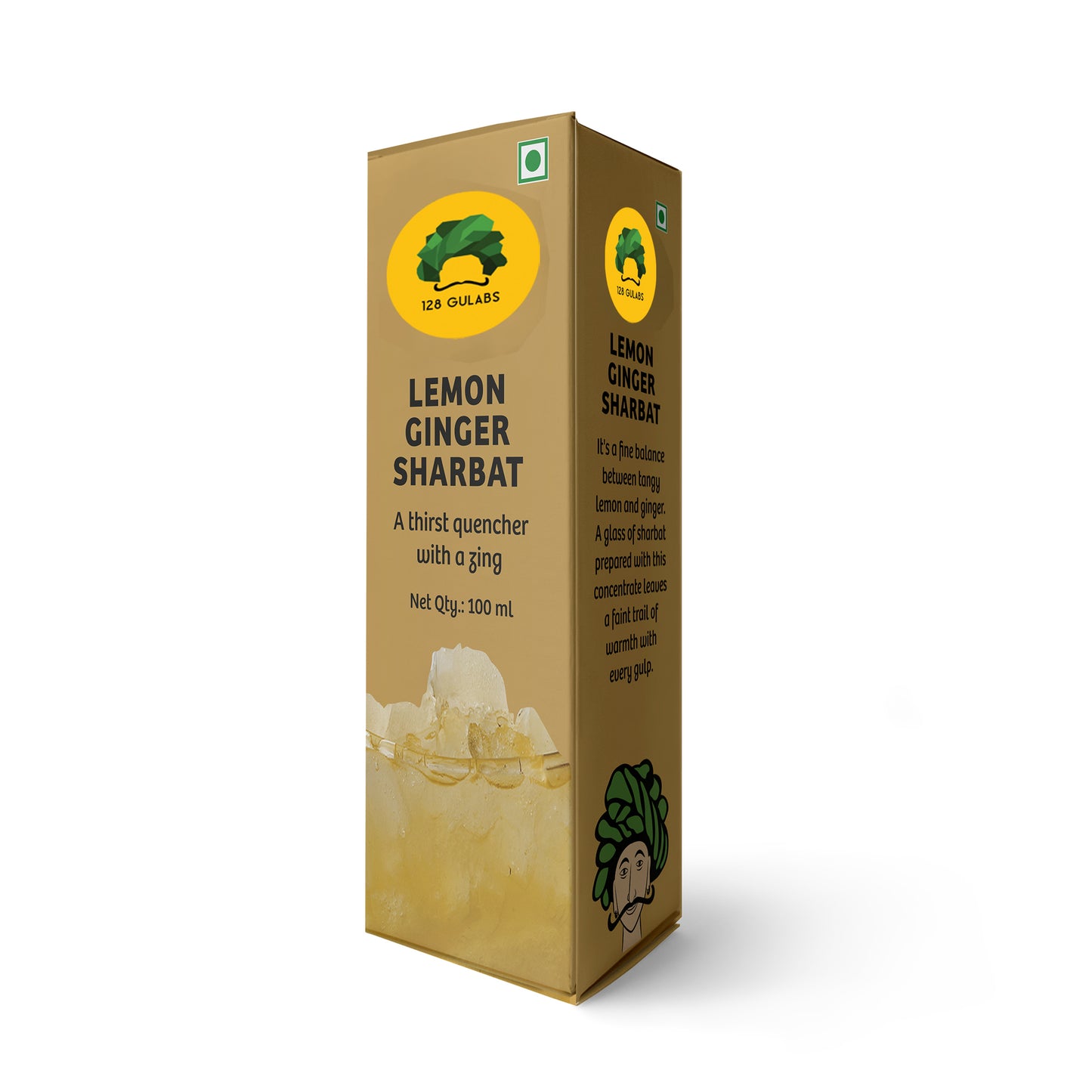 Lemon Ginger Mini Sharbat · 100ml · 2-3 servings