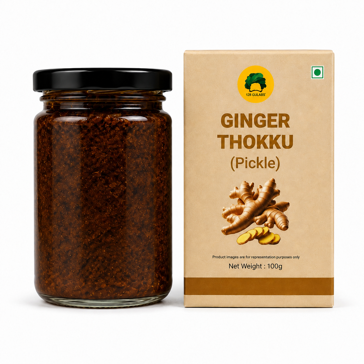 Ginger thokku (pickle) (100 grams) GULABS
