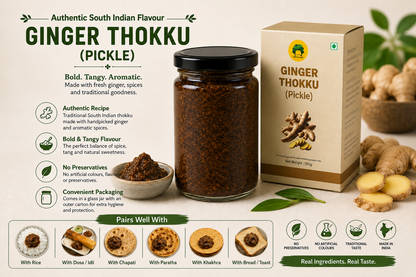 Ginger thokku (pickle) (100 grams) GULABS