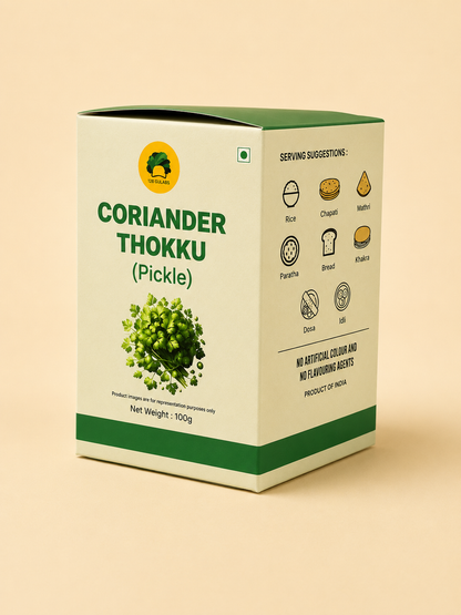 Coriander thokku (Pickle) (100 grams) GULABS
