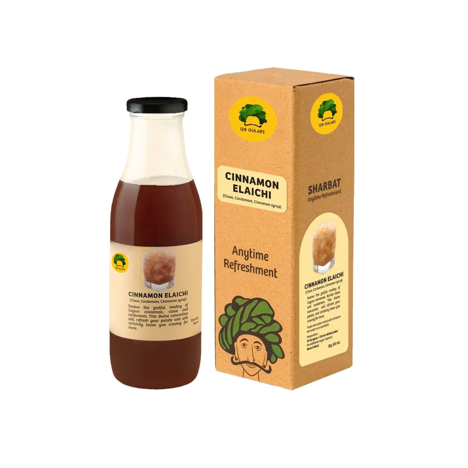 Cinnamon Elaichi · 500ml · 12-15 servings Tastes best when mixed with water