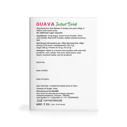 Guava Instant Drink 40g