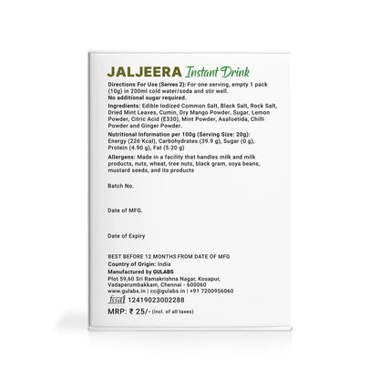 Jaljeera Instant Drink 20g