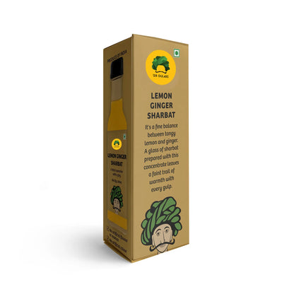 Lemon Ginger Mini Sharbat · 100ml · 2-3 servings Tastes best when mixed with water