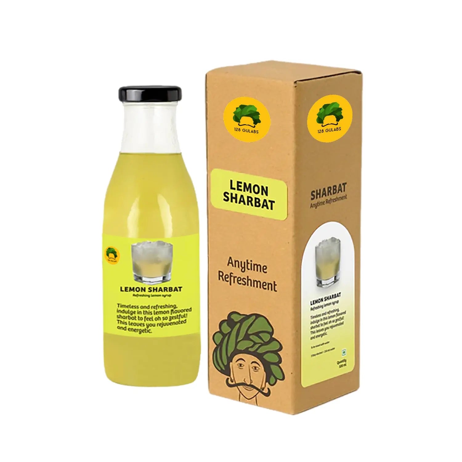 Lemon Sharbat · 500ml · 12-15 servings Tastes best when mixed with water or soda