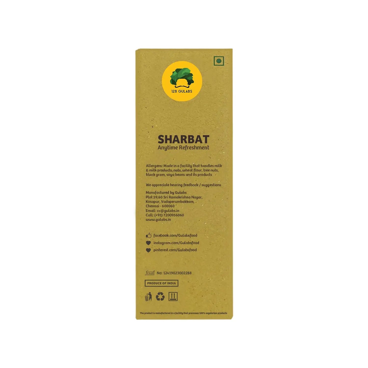 Lemon Sharbat · 500ml · 12-15 servings Tastes best when mixed with water or soda