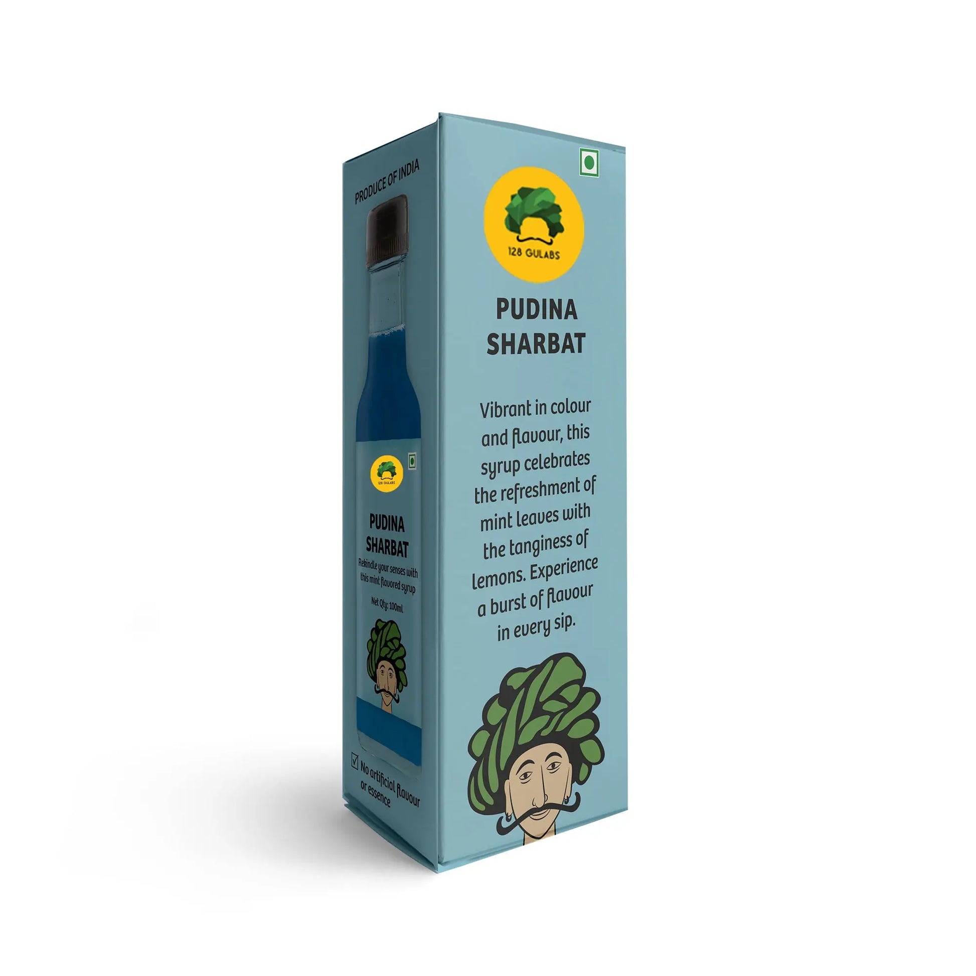 Pudina Mini Sharbat · 100ml · 2-3 servings Tastes best when mixed with water