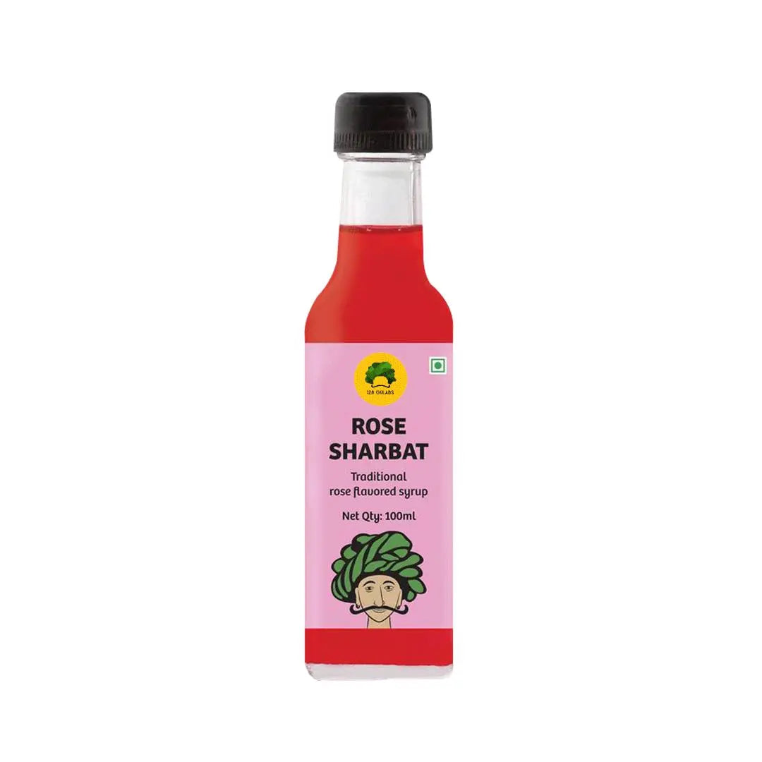 Rose Mini Sharbat (Syrup) · 100 ml · 2-3 servings Tastes best when mixed with water or milk