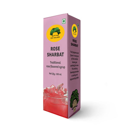 Rose Mini Sharbat (Syrup) · 100 ml · 2-3 servings Tastes best when mixed with water or milk